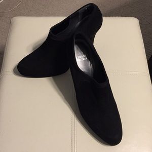Stuart Weitzman Black Suede Booties